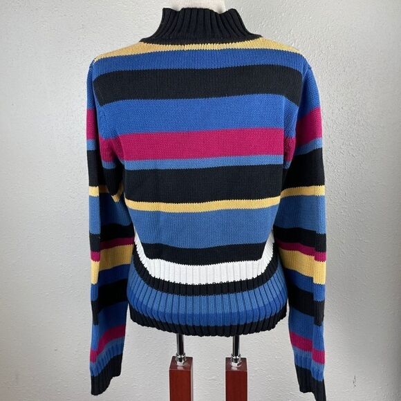 Dress Barn Full Zip Sweater Top Size M EUC - Picture 7 of 9